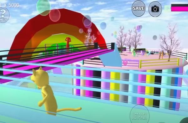 ID Taman Aesthetic di Tengah Laut Game Sakura School Simulator Terbaru 6
