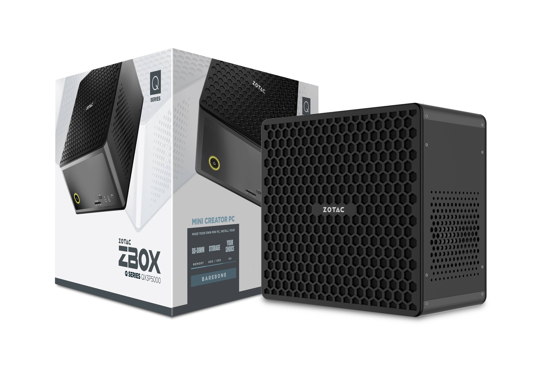 Mini PC Zotac ZBOX QX3P5000 Series dengan Intel Xeon dan NVIDIA Quadro 1
